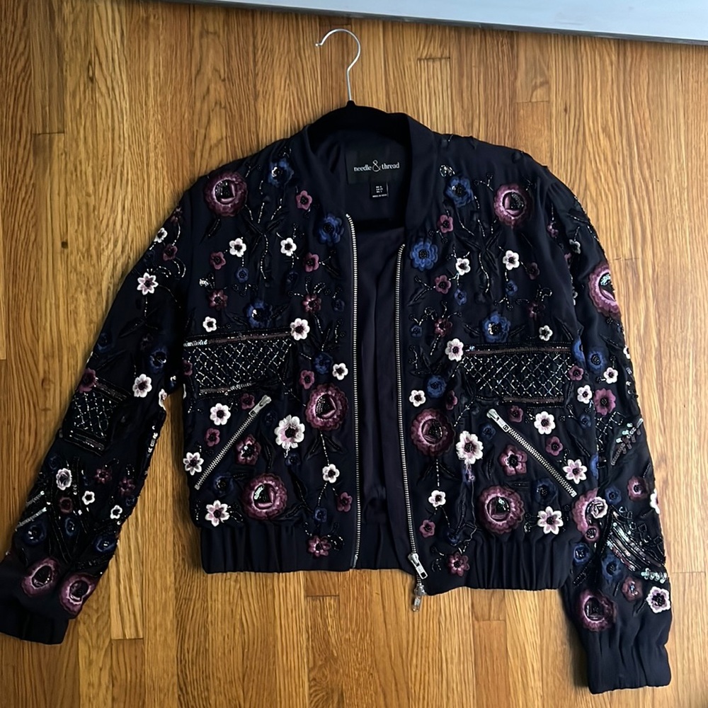 Needle And Thread Bomber Jacket - image 2
